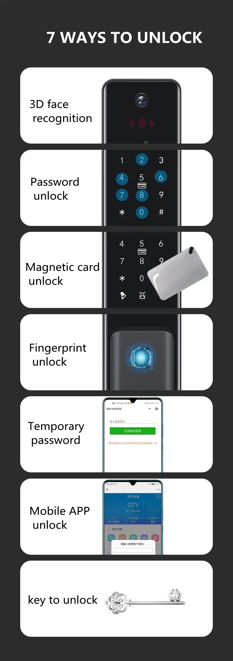 Manufacturer Digital Door Handle RFID Hotel Lock System Keys Blue Tooth OEM ODM APP Door Lock