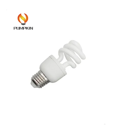 E27 B22 T2 7W~30W Lámpara de ahorro de energía ESL/CFL de media espiral